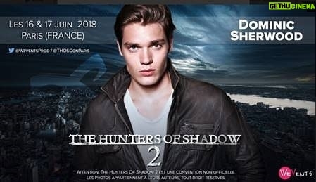 Dominic Sherwood - 257.4K Likes - I can’t wait to be attending the Hunters of Shadow 2 convention in Paris in June! Who’s coming along?
Ps...this is an old photo... I look a little different now. Try not to rear back in horror. It'll hurt my feelings.