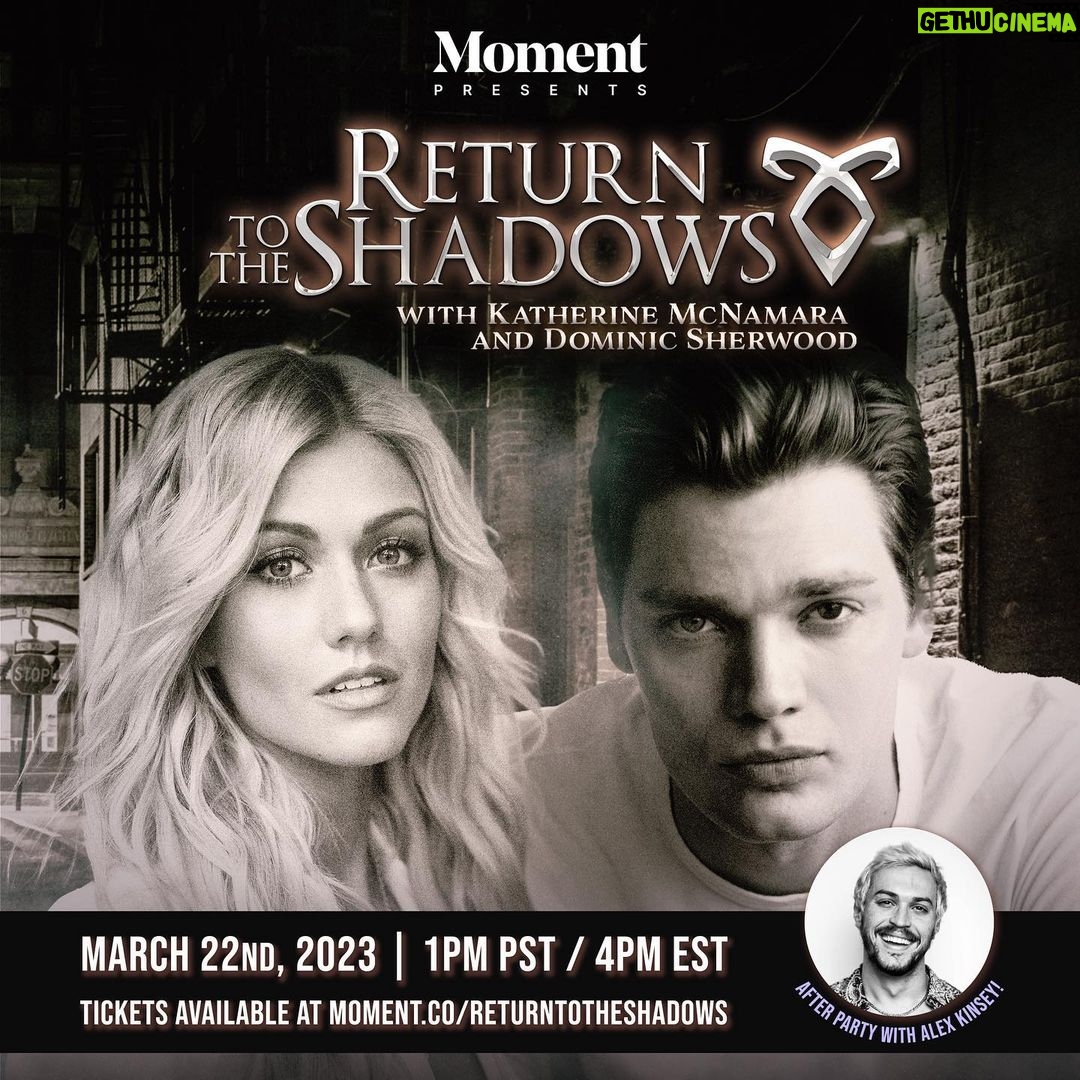 Dominic Sherwood - 188.7K Likes - The last episode of @returntotheshadows is fast approaching. We are doing a live episode with special guest @alexkinsey can’t wait to see you all there. Xx
Link in bio.