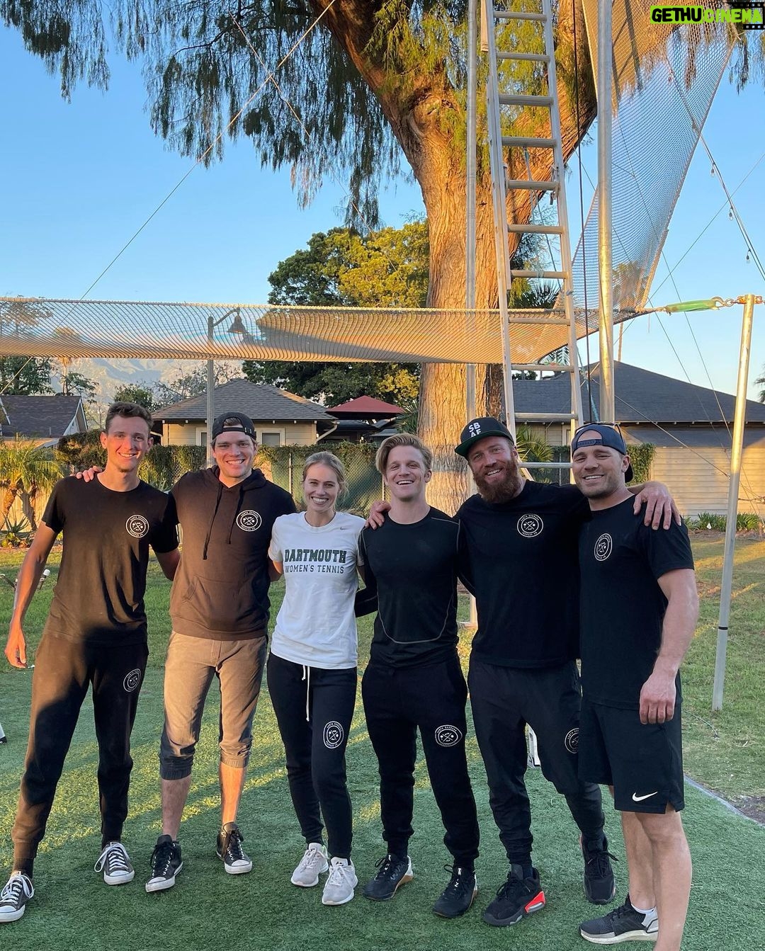 Dominic Sherwood - 216.3K Likes - Thank you @santabarbaratrapezeco for letting us fly with you!
If you’re ever in the area, be sure to check these guys out!!
Ps: met this awesome dog too!