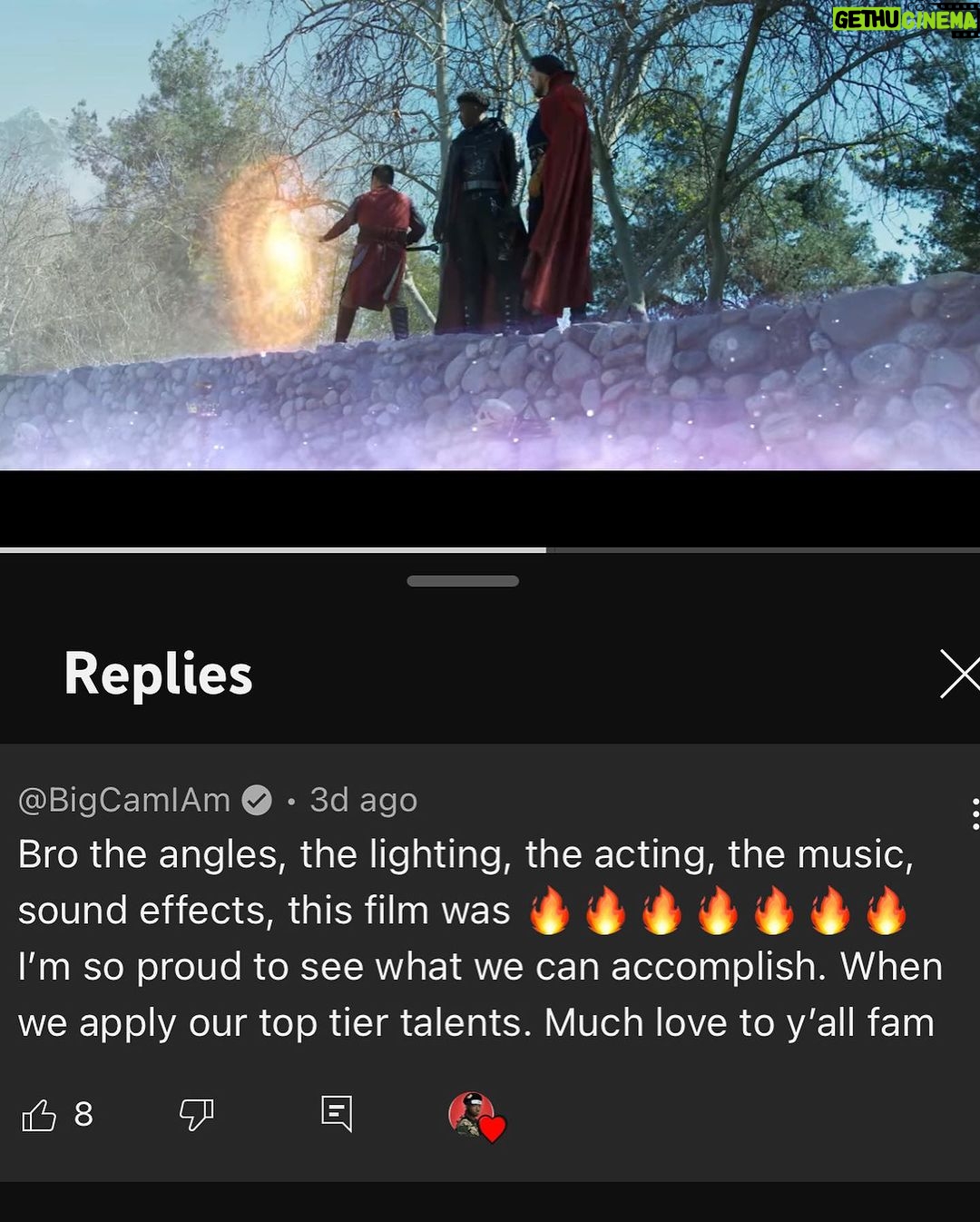 Dominique Barrett Instagram - Thank you all support for #StrangeBlades ❤️🏆⚔️🎥 me & the team worked extremely hard to bring this vision to the screen ❤️ full film is on the KING VADER YouTube channel Art by: @casselloudvin