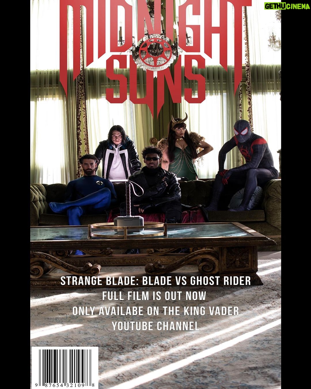 Dominique Barrett Instagram - Made the cover of “Midnight suns” magazine ⚔️🎬 #concept my new Blade fan film is out now only available on the KING VADER YouTube channel . Would you want a midnight suns fan film ? Photographer: @camerahead.film Blade photographer: @directed.by.augustine Edit by: @mazshakiro - this photoshoot is a concept shoot to promote my Blade fan film . #kingvader #blade Midnight Sun