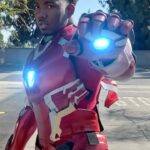 Dominique Barrett Instagram - I am Iron Man 💥 #therunawaychallenge who is the best marvel hero? #kingvader vfx: @drewerth_g Jarvis VO: @thehunted_1