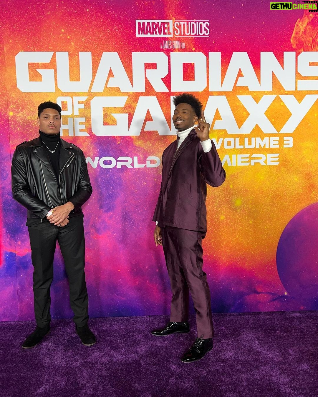 Dominique Barrett Instagram - Thank you @marvel for inviting me to the epic world premier of @guardiansofthegalaxy vol.3 ! This movie was beyond amazing & now one of my favorite marvel films! #marvel #guardiansofthegalaxy #kingvader Guardians of the Galaxy