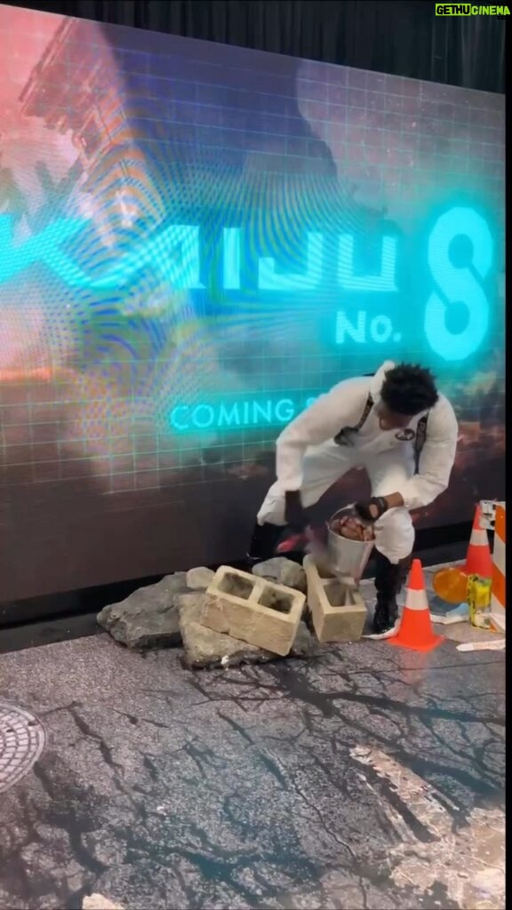 Dominique Barrett Instagram - POV: You’re a monster sweeper in Kaiju No 8. So excited for the new anime to drop on @crunchyroll ! #crunchyrollpartner #kaijuno8