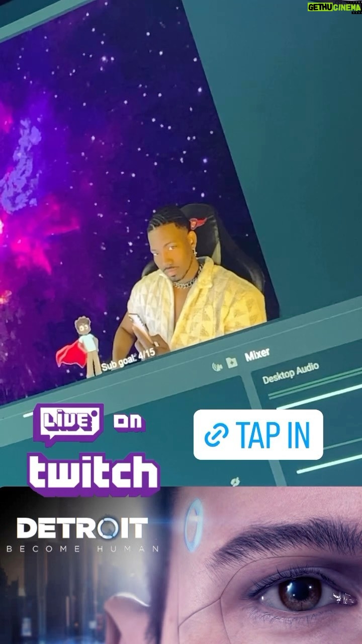Dominique Barrett Instagram - Do you follow me on twitch? 🎮🫵🏾 no ? well TAP IN !!! Twitch: Kingvader ❤️ the goal is to build a community & to hit 50K followers this year ! we stream Mondays , Wednesday & Fridays at 5:30pm PST