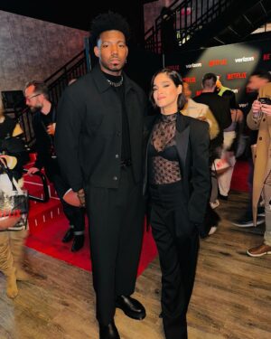 Dominique Barrett Instagram - Just Some Netflix icons ! Thank you @netflix @strongblacklead @netflixgeeked for having me at the Netflix Geeked kick off event it was a MOVIE ! 🥂🎬 exclusive sneak peeks & more !