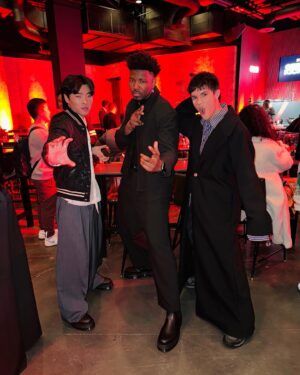Dominique Barrett Instagram - Just Some Netflix icons ! Thank you @netflix @strongblacklead @netflixgeeked for having me at the Netflix Geeked kick off event it was a MOVIE ! 🥂🎬 exclusive sneak peeks & more !
