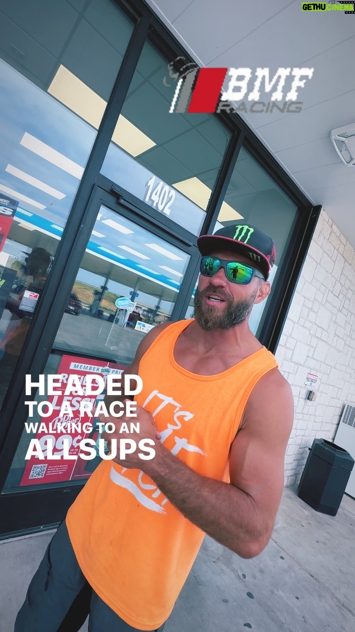 Donald Cerrone Instagram - Headed to my next race with @bmfracing214 crew— stop at the local @allsupsstores and wouldn’t ya know it- their @monsterenergy ad is featuring your local cowboy