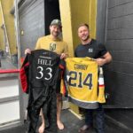 Donald Cerrone Instagram - Cowboy 🤝 Hill Adin Hill and Cowboy Cerrone swapped “jerseys” and of course had to talk about fighting 👊 City National Arena