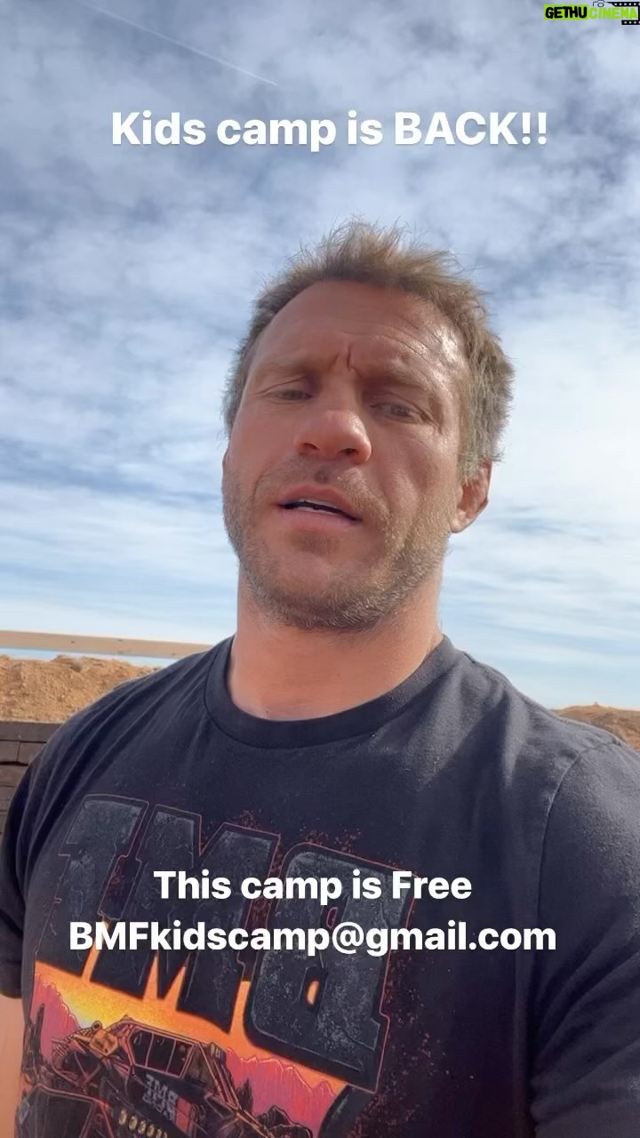 Donald Cerrone Instagram - The six annual BMF Kids camp. June 4th-11th get your video into BMFkidscamp@gmail.com. My boy @dustinbattleaxejones and @canamoffroad are send out cars to lean to drive @lena_miculek and @daniel.horner3gun are going to be teach gun safety and how to properly handle a firearm! @bambam0069 show survival in life skills! @ufc is sending out fighter kits and guys to help train every morning @dalebrisby think is coming just to party?? Ooo and have a fight with me for the kids to see only π If you know a kid that could benefit from this, please share this video BMF Ranch