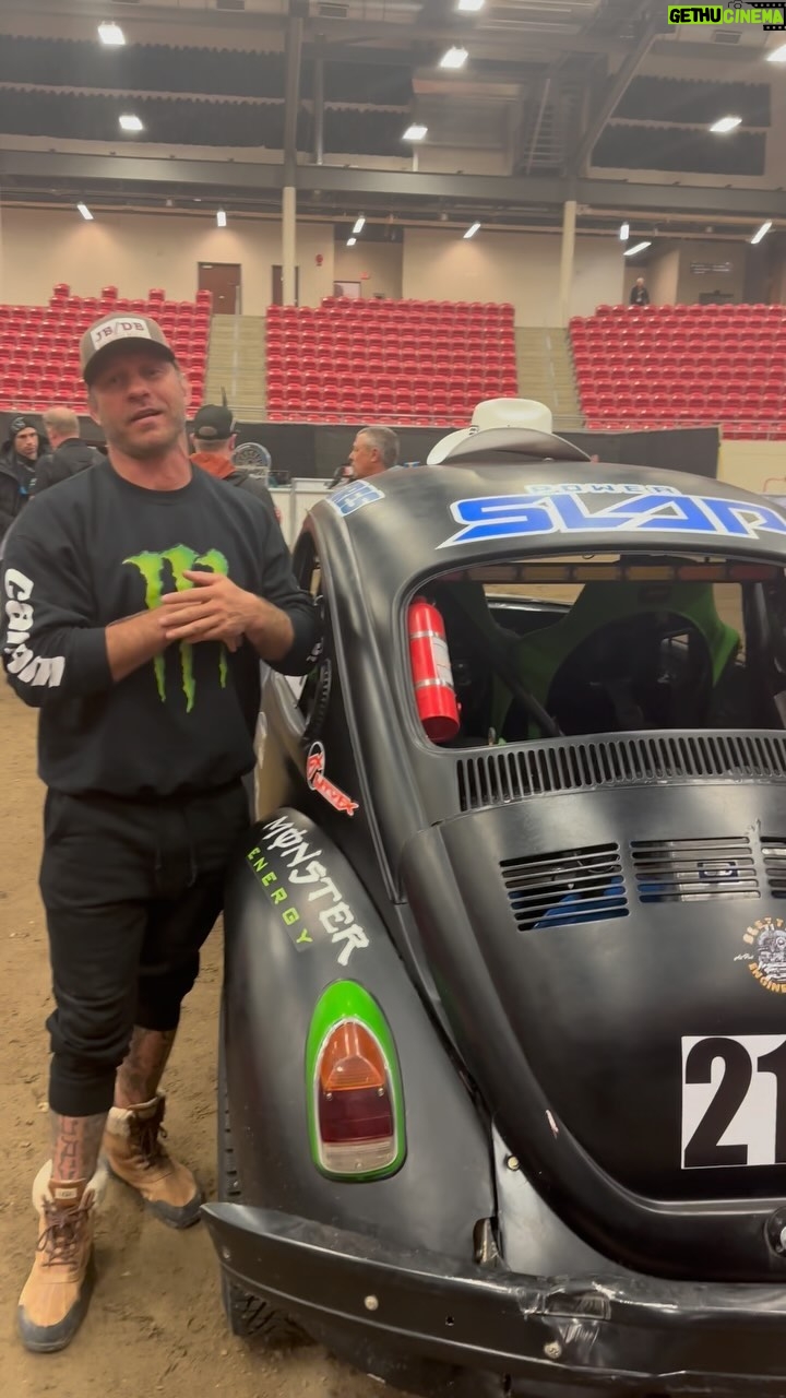 Donald Cerrone Instagram - Out here in Calgary reppin’ all my favorites on the bug🤘Catch the races live and free on @rumble.sports at 5 pm MT Nutrien Western Event Centre