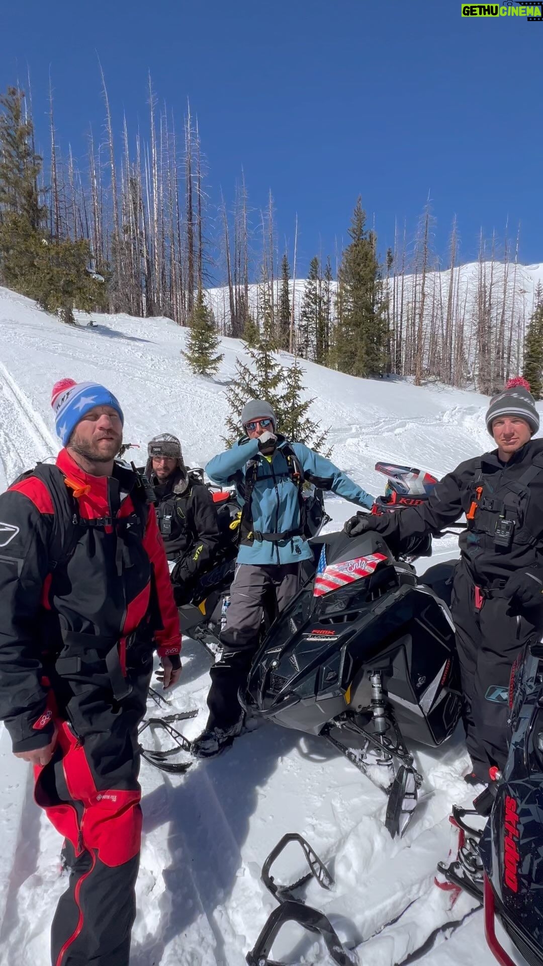 Donald Cerrone Instagram - Staying safe in the backcountry is essential! Take an avalanche course with your riding buddies and always carry the proper gear on you. Wolf Creek Ski Area