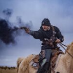 Donald Cerrone Instagram - Champ and I getting ready for CMSA Mounted shooting 10 targets under time BMF Ranch