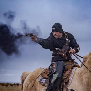 Donald Cerrone Instagram - Champ and I getting ready for CMSA 

Mounted shooting 10 targets under time