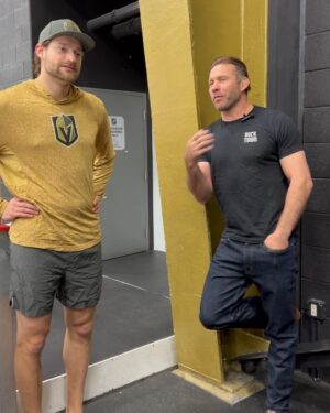 Donald Cerrone Instagram - Cowboy 🤝 Hill

Adin Hill and Cowboy Cerrone swapped “jerseys” and of course had to talk about fighting 👊
