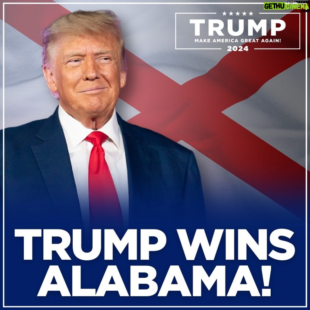 Donald Trump Instagram - THANK YOU, ALABAMA—MAGA! Alabama