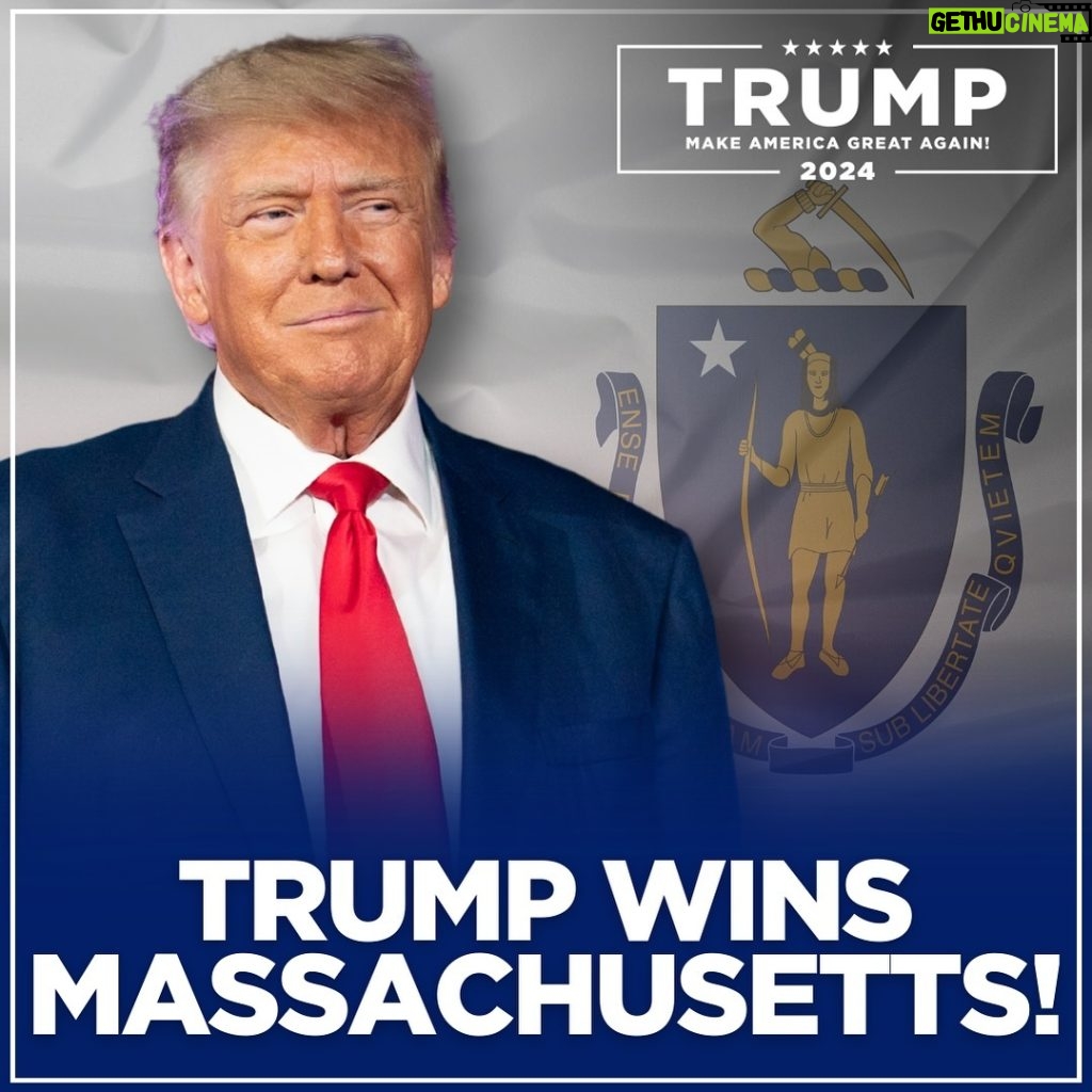 Donald Trump Instagram - THANK YOU MASSACHUSETTS—MAGA! Massachusetts