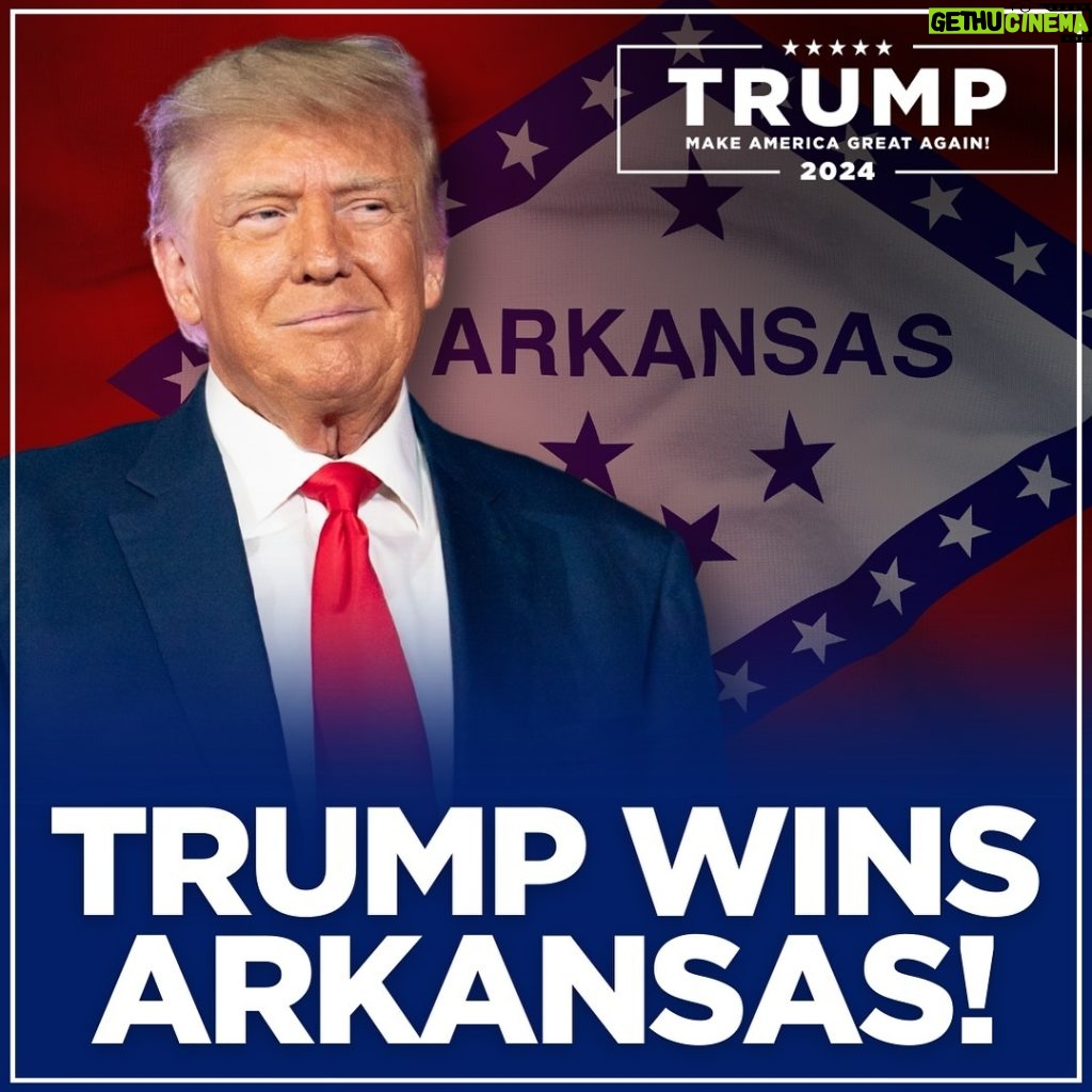 Donald Trump Instagram - THANK YOU, ARKANSAS—MAGA! Arkansas