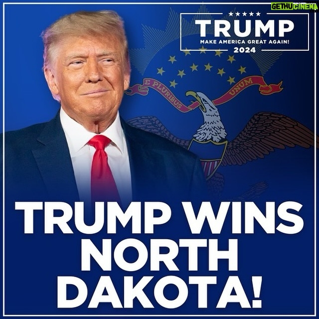 Donald Trump Instagram - THANK YOU, NORTH DAKOTA! #TRUMP2024 #MAGA North Dakota
