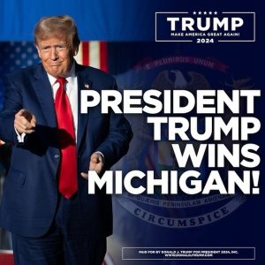 Donald Trump Instagram - THANK YOU, MICHIGAN!!!