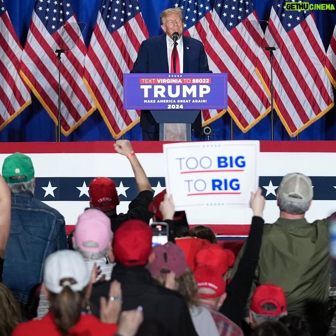 Donald Trump Instagram - THANK YOU—RICHMOND, VIRGINIA! MAKE AMERICA GREAT AGAIN!!! #TRUMP2024 Richmond, Virginia