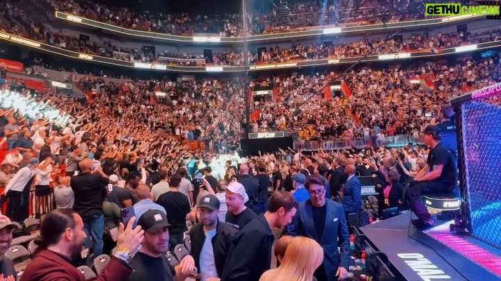 Donald Trump Instagram - Thank you to the Great Dana White, UFC, and Amazing Patriots—in Miami, Florida!