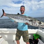Donald Trump Jr. Instagram - King fish for days!!! Awesome day on the water with my favorite (top 5) fishing buddy Spencer. Lots of action and lots of memories made. @fieldethos @connley_fishing @fieldethoswaterman
