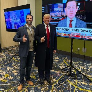 Donald Trump Jr. Instagram - Well, that was fast!!! Thanks Iowa. Let’s end this nonsense and go after the insanity. That is today’s Democrat party. It’s time to put America first!!!