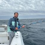 Donald Trump Jr. Instagram - We made it work today. We were the only ones dumb enough to go out and brave the wind and swell but you’re never going to catch them if you stay home. Great time with @blacktiph breaking in my new @connley_fishing rod setups. @fieldethos @fieldethoswaterman