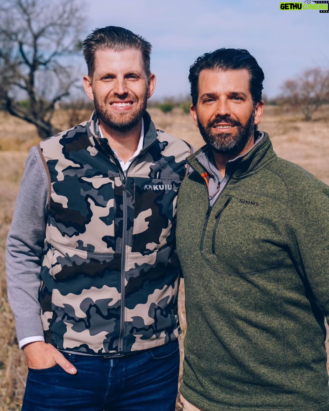 Donald Trump Jr. Instagram - Happy 40th to this old bastard!!!! @erictrump