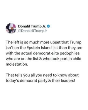 Donald Trump Jr. Instagram - Don’t forget this and perhaps start asking yourself why!!!!