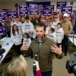 Donald Trump Jr. Instagram - Good times in Iowa today. If you live here or know people who do make sure they caucus on Monday. Don’t let the media and the other candidates try to get you to sit it out. Run like we’re one point behind and let’s end this primary fast so we can get back to saving America from the destructive and insane policies of today’s radical. DesMoines Iowa