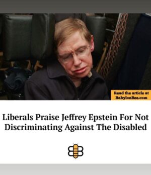 Donald Trump Jr. Instagram - This is Wrong… but not wrong!!! 
All kidding aside don’t let the memes of Stephen Hawking take away from the other pedophile elite s that are still around and still live in comfortably with no accountability or repercussions for their disgusting actions!!! Make them all pay!