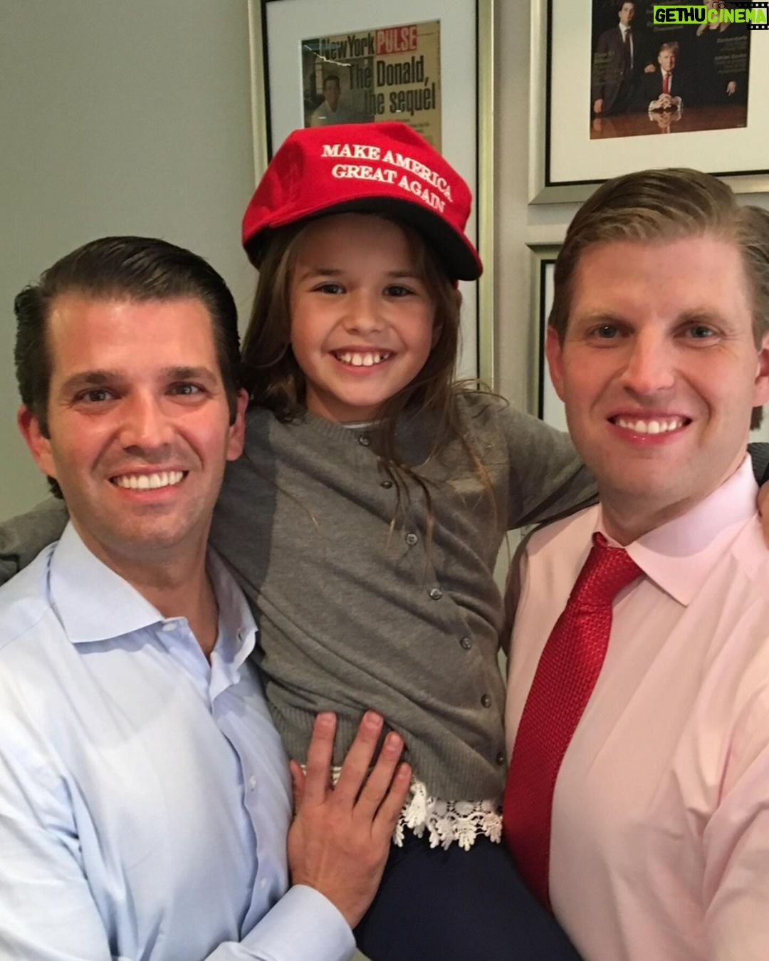 Donald Trump Jr. Instagram - Happy 40th to this old bastard!!!! @erictrump