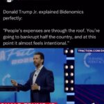 Donald Trump Jr. Instagram - The rich get RICHER, and the poor get POORER under Bidenomics!!!