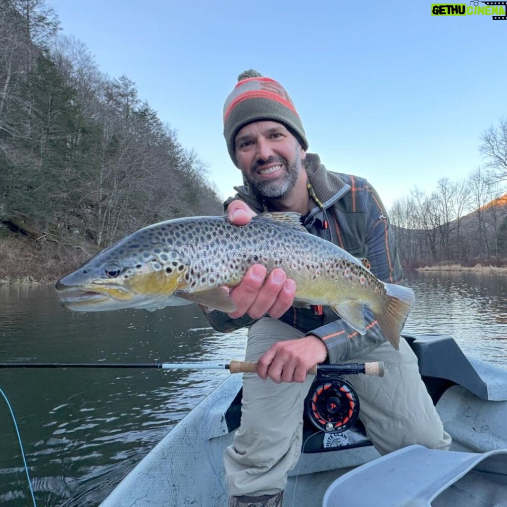 Donald Trump Jr. Instagram - Cold as hell but a solid day on the water with @flyfishrich