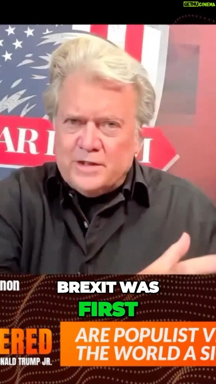 Donald Trump Jr. Instagram - Steve Bannon To @donaldjtrumpjr : President Trump Is Leading a Cultural Revolution
