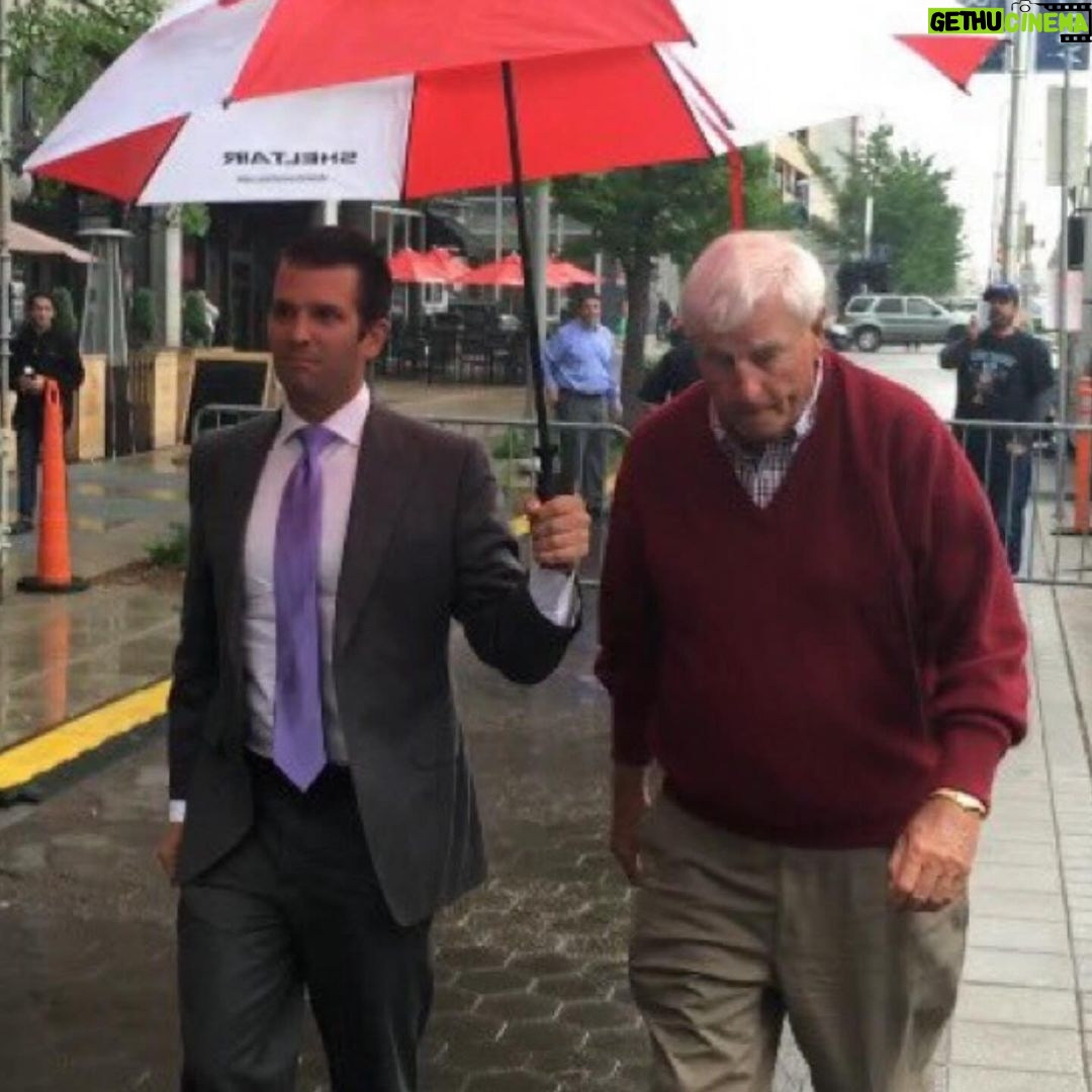 Donald Trump Jr. Instagram - I don’t hold umbrellas for a lot of people but Bobby Knight was a legend and it was an honor. A true winner. R.I.P Sir it was a pleasure to get to know you.