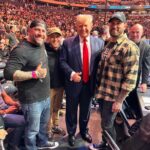 Donald Trump Jr. Instagram - Good times. Behind the scenes at #ufc295 @blackriflecoffee @tuckercarlson @evanhafer @mat_best_official @jtarticle15 @ufc @danawhite @realdonaldtrump @kidrock