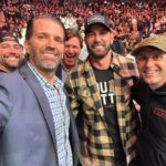 Donald Trump Jr. Instagram - Good times. Behind the scenes at #ufc295 @blackriflecoffee @tuckercarlson @evanhafer @mat_best_official @jtarticle15 @ufc @danawhite @realdonaldtrump @kidrock