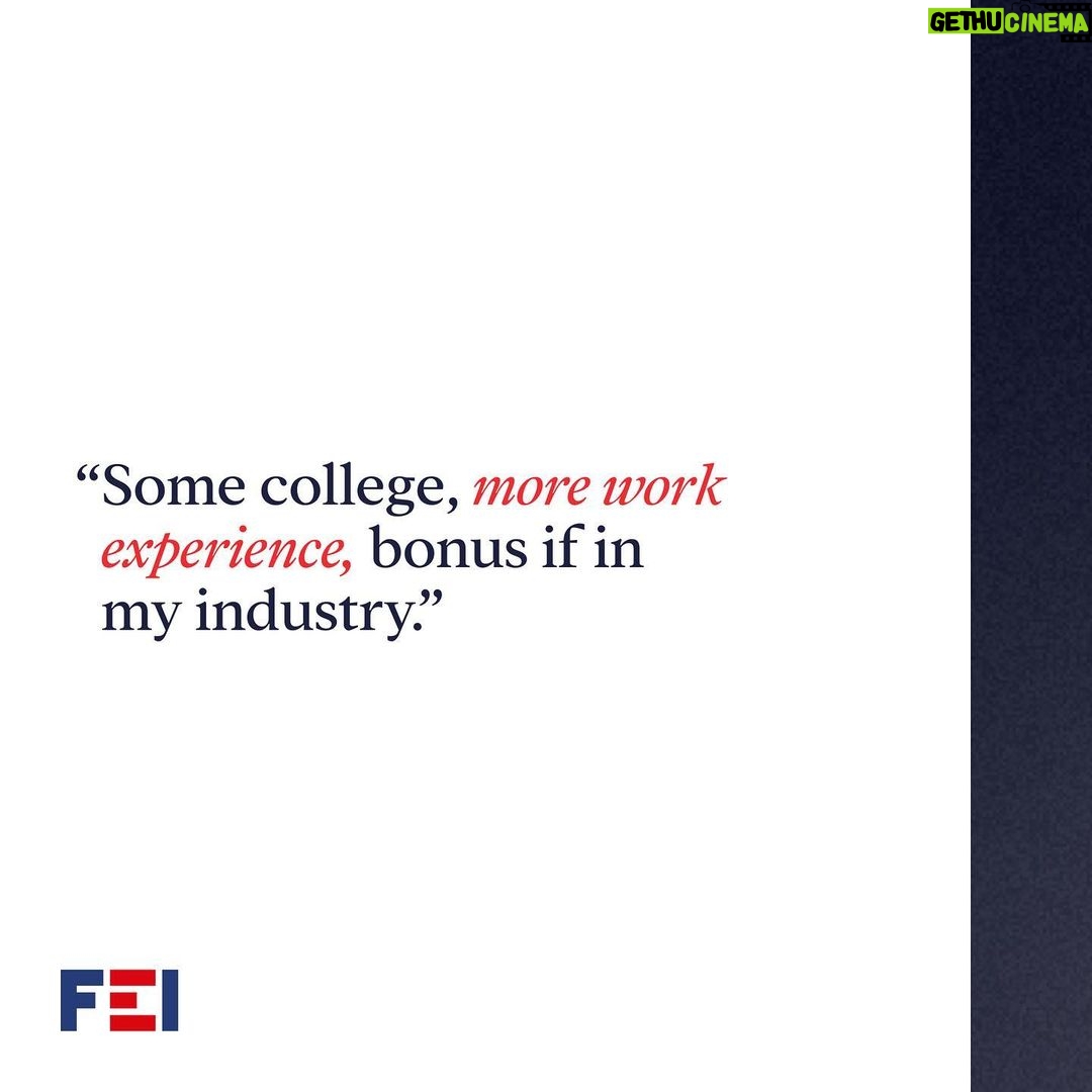 Donald Trump Jr. Instagram - Is college now worthless? The latest Freedom Economy Index from @officialpublicsq and @redballoonwork found that small businesses across America are rapidly losing interest in hiring new grads with a 4-year degree. America is demanding colleges and universities reevaluate their curricula full of woke nonsense, and place a stronger focus on practical skills, industry experience, and critical thinking. Read the full survey of over 70,000 businesses here - https://em.redballoon.work/freedomeconomy