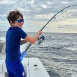 Donald Trump Jr. Instagram - King fish for days!!! Awesome day on the water with my favorite (top 5) fishing buddy Spencer. Lots of action and lots of memories made. @fieldethos @connley_fishing @fieldethoswaterman