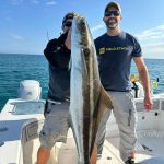 Donald Trump Jr. Instagram - From my boy @blacktiph… Had an epic day fishing with @donalditrumpjr! We caught a cobia less than 100yds from the beach that we found swimming with a bull shark. Shortly after, Don caught the biggest bull shark of his life, definitely in the 500lb range! The west wind smoothed out the beach enough for Don and @davis_bennett_ to jump out of the boat and land the monster shark on the sand. The shark was safely released. @fieldethos @fieldethoswaterman
