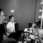 Donghae Instagram - we should work out everyday for my body , mind , future well being and my family. working out always make’s me happy .