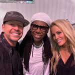 Donnie Wahlberg Instagram – What a surreal evening!  I’m so humbled.  Thank you @nilerodgers & @duranduran!  Nile, quite simply one of the greatest musical geniuses the world has ever known (and I only that to one musical genius). To say that I know him (even a little bit) after decades of loving the music he has performed/produced and been such an integral part of creating — is absolutely mind blowing to me.  Truly a magical and lovely human being. 🤯  #CQForever ❤️ @duranduran — where do I even begin?  First off, they still got it!  Second, (and they may not know this) they are one of the bands that @nkotb were inspired by and looked to with awe when we were kids (and still do now). An amazing example for us, for decades.  Thank you for being so gracious. ❤️ Seeing the love and energy of all of the fans last night in Chicago @huntingtonbankpavilion gave me such inspiration.  Seeing these legendary artists, still making their magic, gave me such motivation!  Listening to the song “Good Times” by Chic, live under the setting summertime sun, will not leave my memory any time soon!  Thank you for the surprise @jennymccarthy and @jaredaripaul!  Thanks to @bradwavra and everyone at @livenation for making one of this young (and still aspiring) man’s dreams come true. 🙏🏼❤️💫 ps – Happy Anniversary Ed & Karen! 💫 Huntington Bank Pavilion at Northerly Island