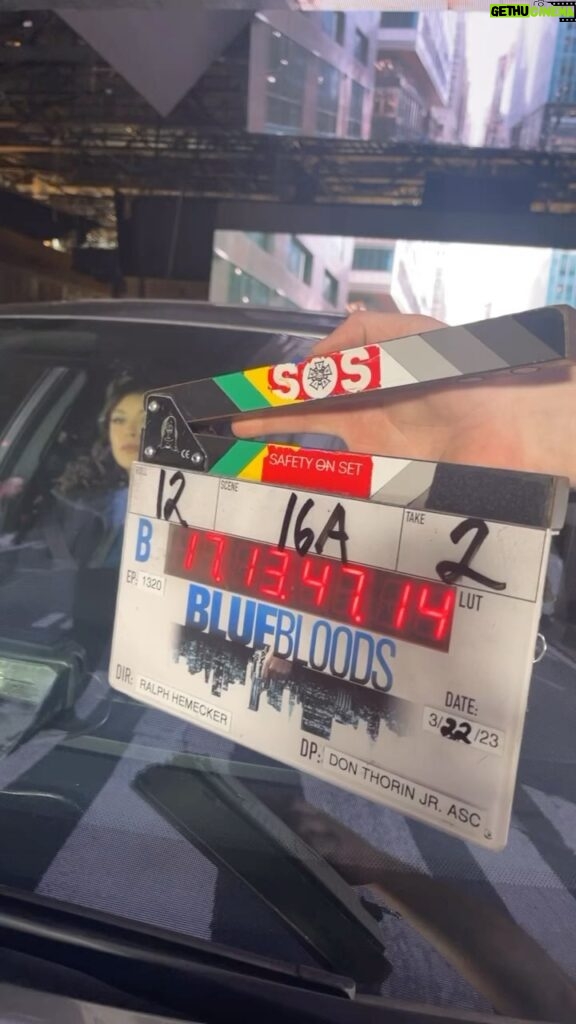 Donnie Wahlberg Instagram - Another day of making TV Magic, on the set of #BlueBloods, with Reagan & Baez aka Danny and Maria aka #Daez! Back with another episode soon! @bluebloods_cbs @marisachicaramirez @cbstv Brooklyn, New York