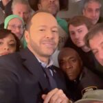 Donnie Wahlberg Instagram - The crew of #BlueBloods first time seeing the uncanny resemblance of — Baby Donnie & Blue Bloods Danny! 😂😊☺️😜@bluebloods_cbs best crew on TV! #thenandnow #reels ❤️