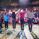 Donnie Wahlberg Instagram - Our band of FIVE became a band of SEVEN — when two amazing ASL interpreters, @puplov19 and @milesaaronselders, joined @nkotb onstage at our @yaamava concert last week. Thank you both for doing what you do, for making our show so much more special and for delivering the music and words of @nkotb to our fans - through your genius. Honored to share the stage with you and (of course) to take a bow with you! ps - the RIGHT STUFF 10x moment was pretty awesome too! 🤟🏼 🤖❤️♾💫✨🤟🏼 Yaamava' Resort & Casino