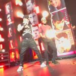 Donnie Wahlberg Instagram - Our band of FIVE became a band of SEVEN — when two amazing ASL interpreters, @puplov19 and @milesaaronselders, joined @nkotb onstage at our @yaamava concert last week. Thank you both for doing what you do, for making our show so much more special and for delivering the music and words of @nkotb to our fans - through your genius. Honored to share the stage with you and (of course) to take a bow with you! ps - the RIGHT STUFF 10x moment was pretty awesome too! 🤟🏼 🤖❤️♾💫✨🤟🏼 Yaamava' Resort & Casino