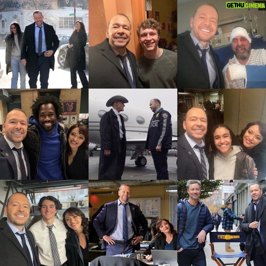 Donnie Wahlberg Instagram - Happy #BLUEBLOODS Friday — shouting out some of the many amazing actors that I’ve gotten to work with this season! Thank you so much! You’ve all brought so much to the show, and have all helped me to be a better actor! So blessed to have worked with you all! (Sorry if I missed some of your IG tags, got in as many as I could). See you tonight for an all new episode! 10/9c @bluebloods_cbs @cbstv Brooklyn, New York